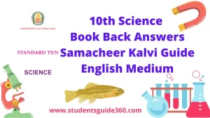 Read more about the article 10th Science Guide Unit 10 TYPES OF CHEMICAL REACTIONS