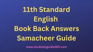 Read more about the article 11th English Guide Lesson 2 Prose The Queen of Boxing