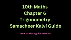 Read more about the article 10th Maths Chapter 6 Trigonometry Exercise 6.5