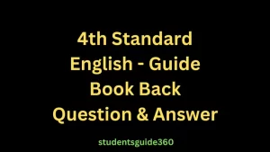 Read more about the article 4th English Guide Term 1 Lesson 2 Anbu and the Fish