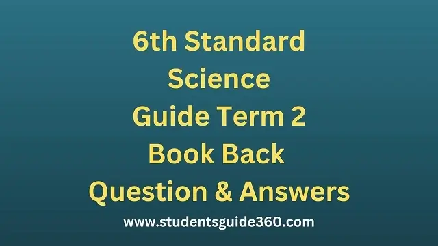 Read more about the article 6th Science Guide Term 2 Lesson 6