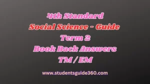 Read more about the article 4th Social Science Guide Term 2 Lesson 1 Philanthropists of Sangam Age