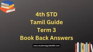 Read more about the article 4th Tamil Term 3 Guide Lesson 1