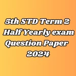 5th Social Science Term 2 Question Paper 2024