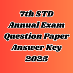 7th Annual Exam Question Paper 2025