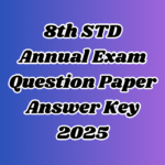 8th Annual Exam Question Paper 2025